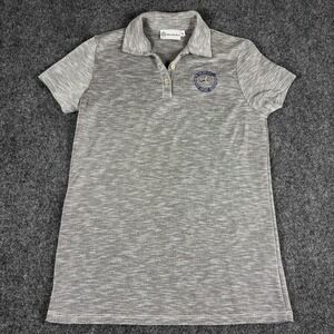 Mercedes-Benz‎ Polo Shirt Womens Sm Grey Space Dye Modal Blend Embroidered Logo